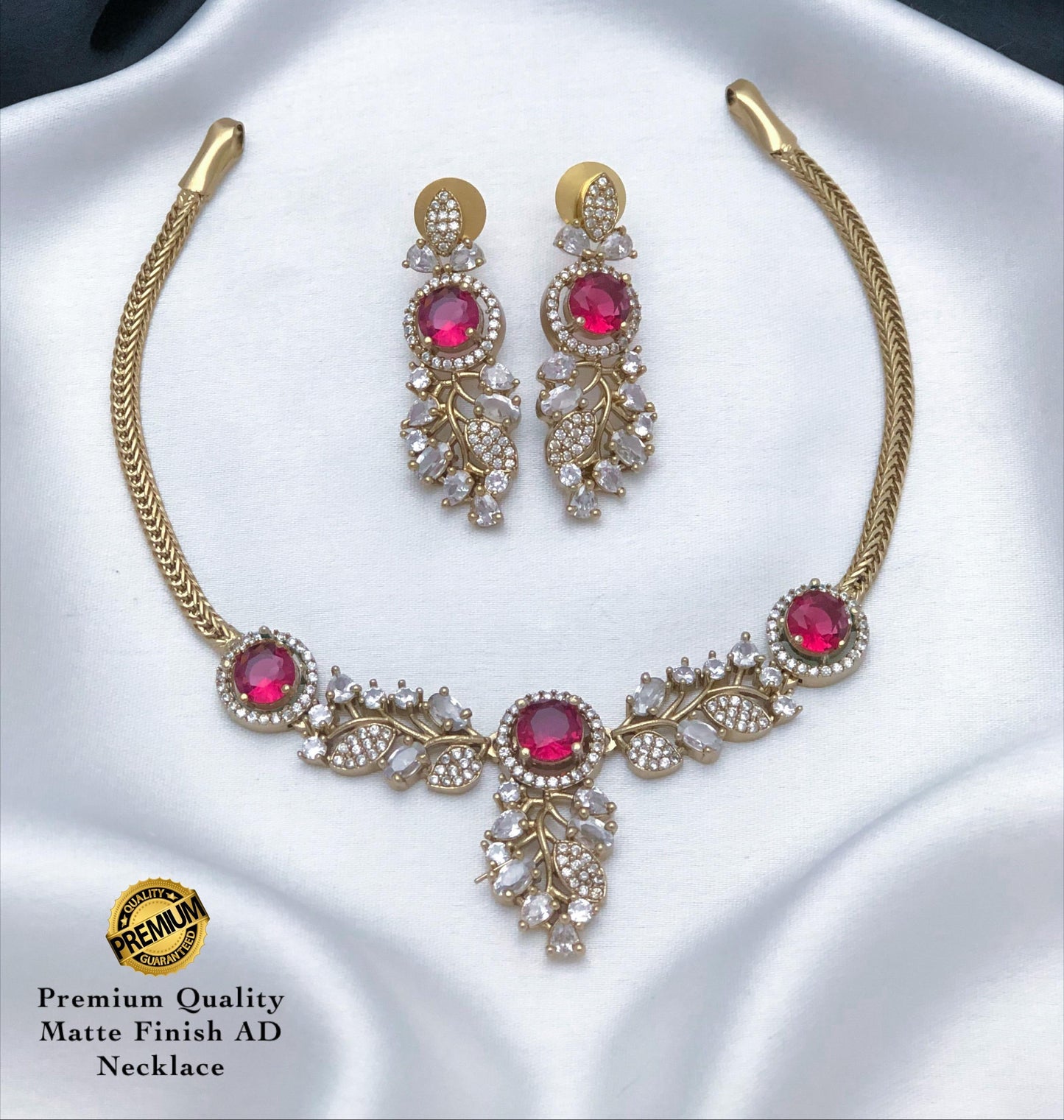 Simple diamond replica necklace (DR-75)