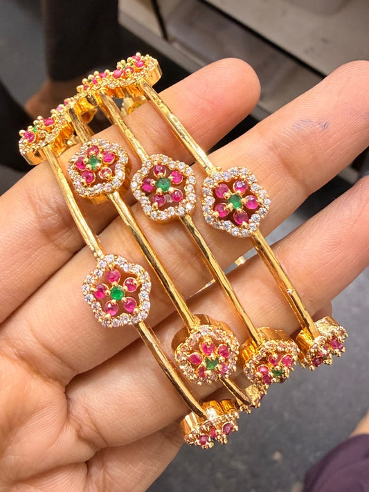 Flower design bangles