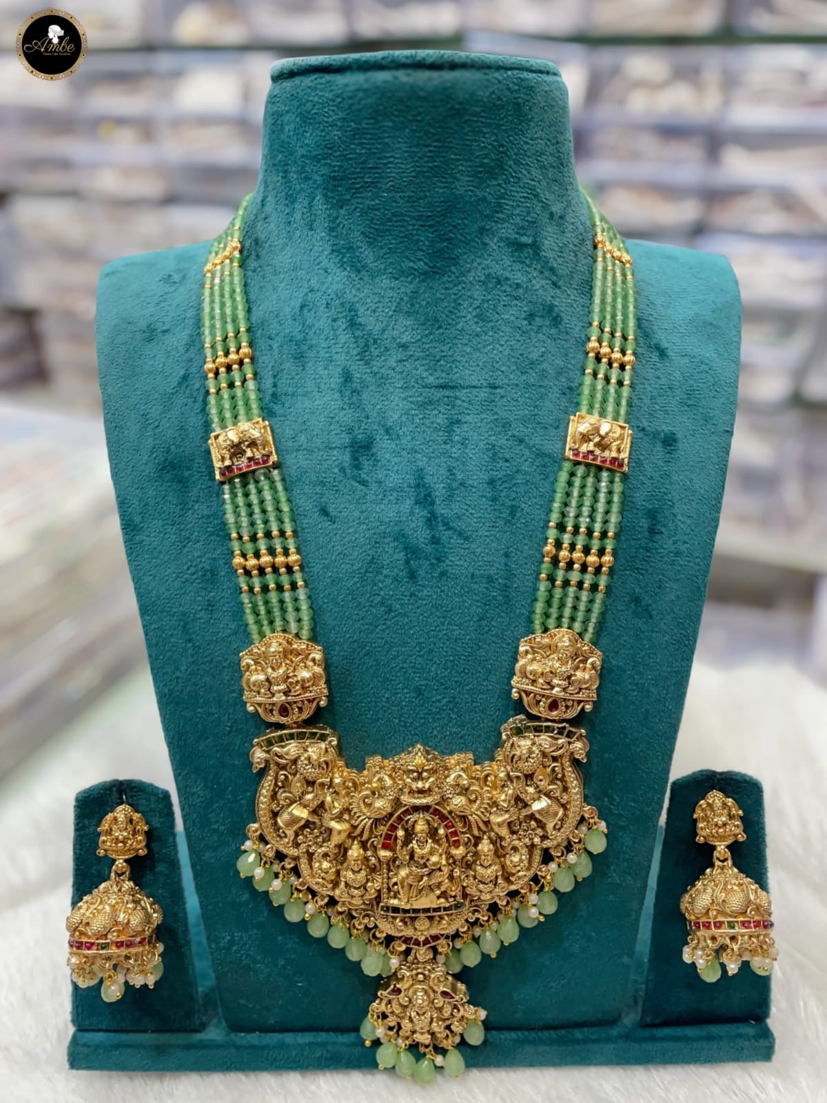 White beads grand haram(HA-19)