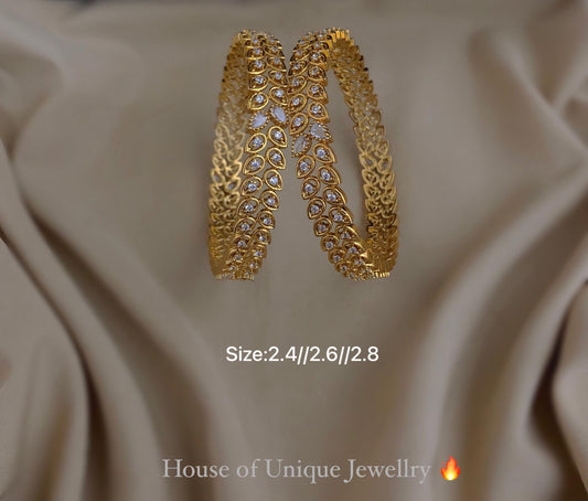 Leaf design bangles