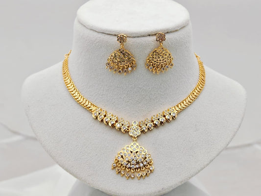 Micro plated necklace