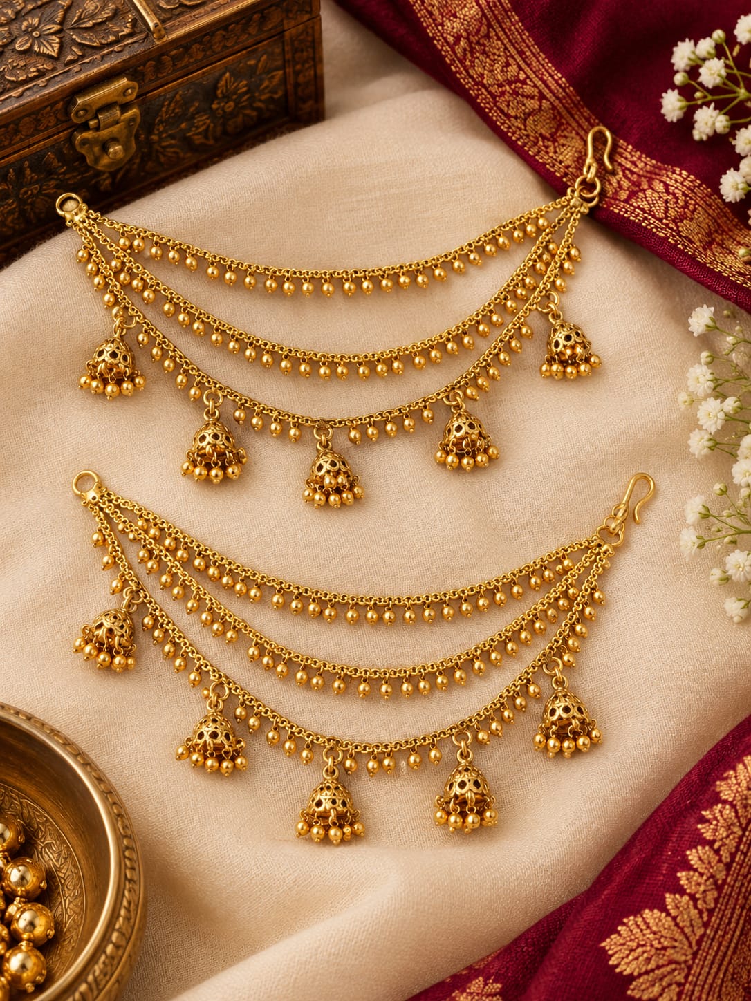 Jumka ear chain