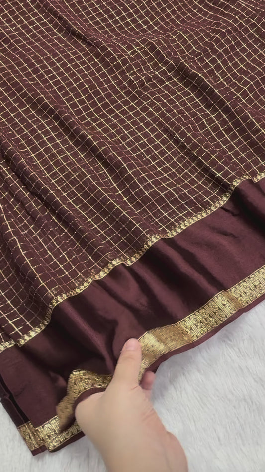 Pure Georgette Chex (G-3)